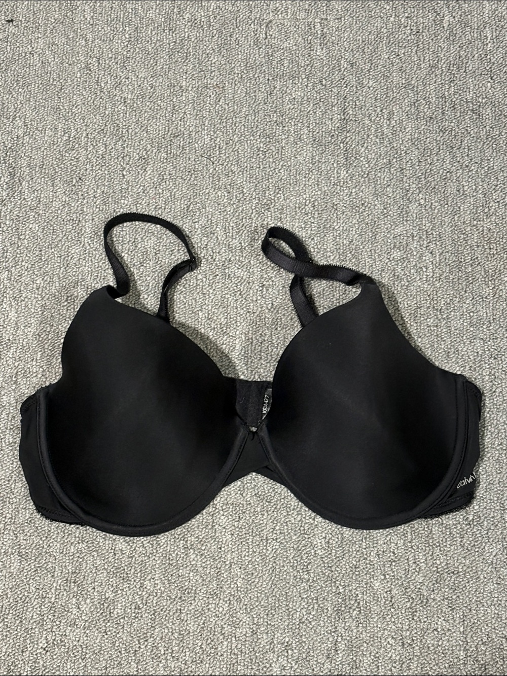 Calvin Klein Black Molded Underwire t-shirt Bra 36D
